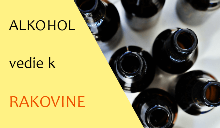 Aj mierne pitie alkoholu spôsobuje rakovinu